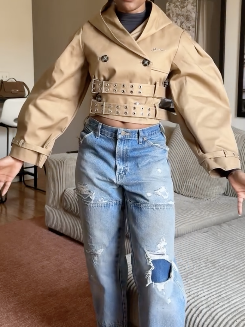 Double-breasted Cotton Jacket