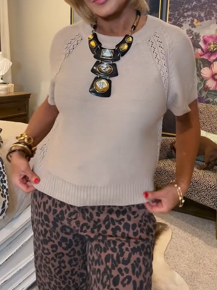 Crochet Boxy Pullover