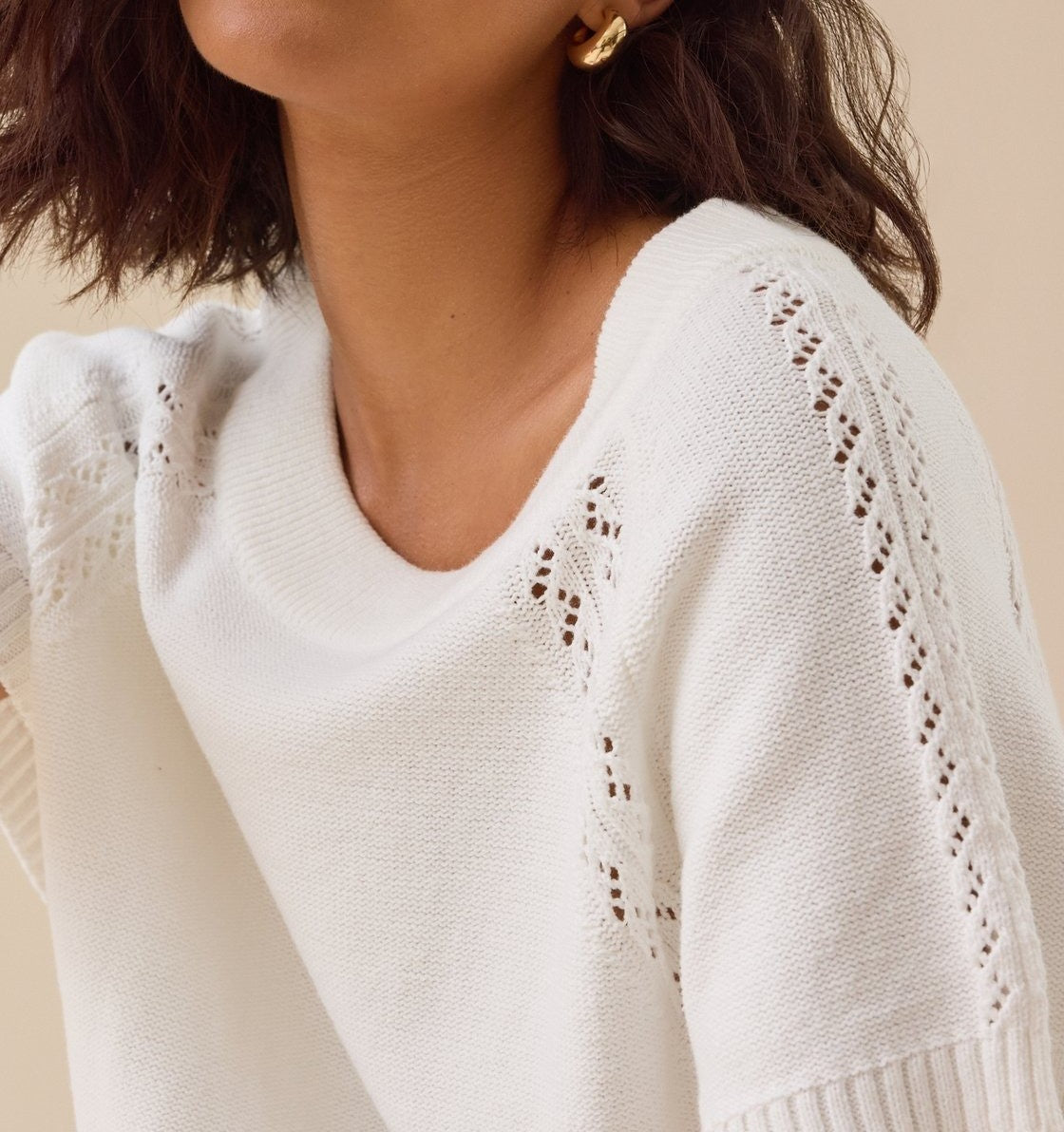Crochet Boxy Pullover