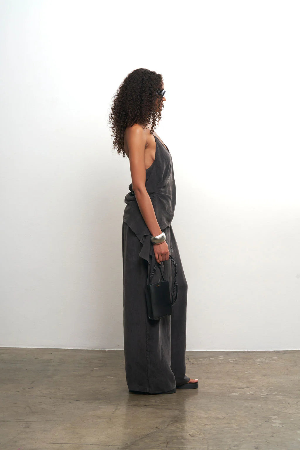 Gray Loose Casual Suit