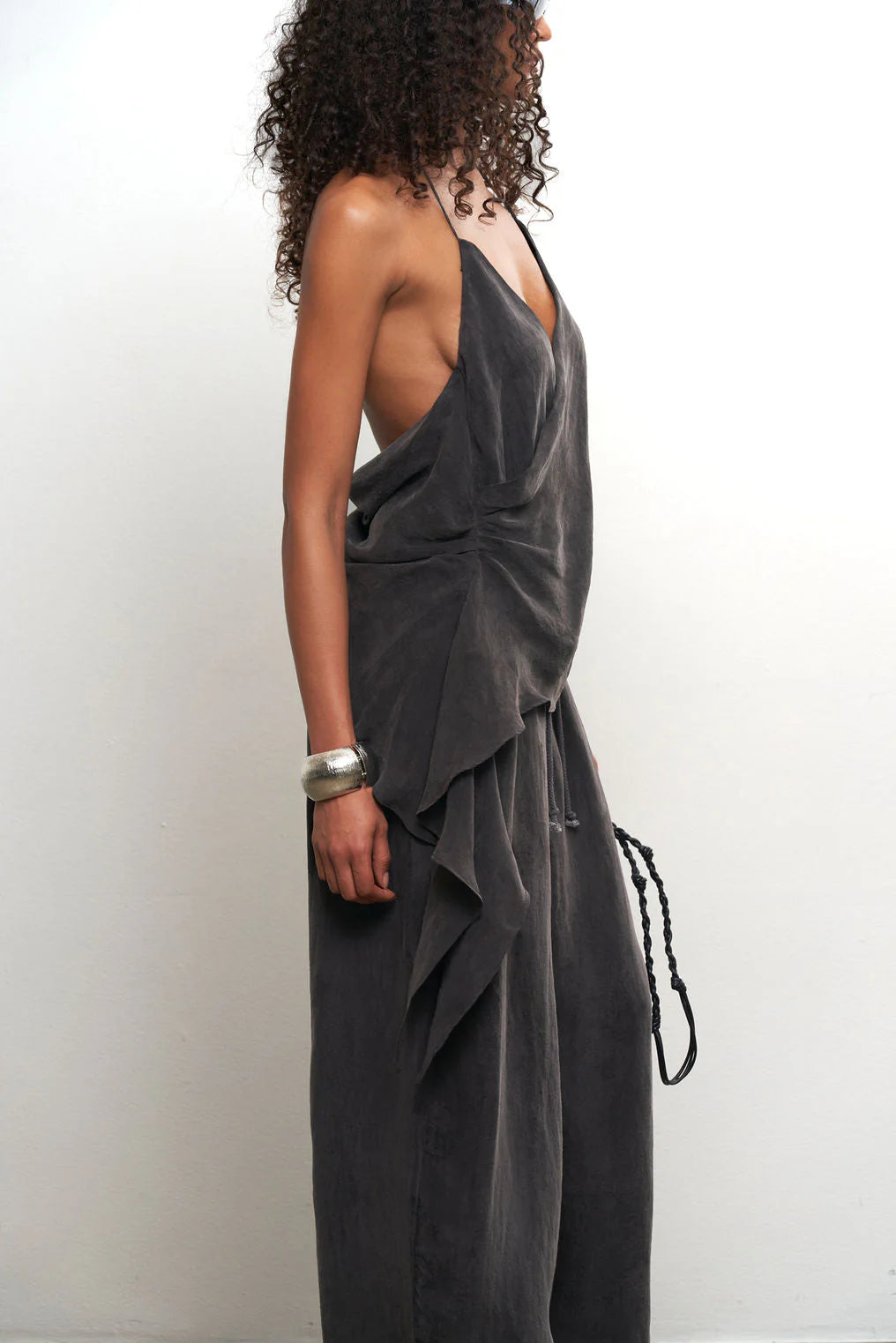 Gray Loose Casual Suit