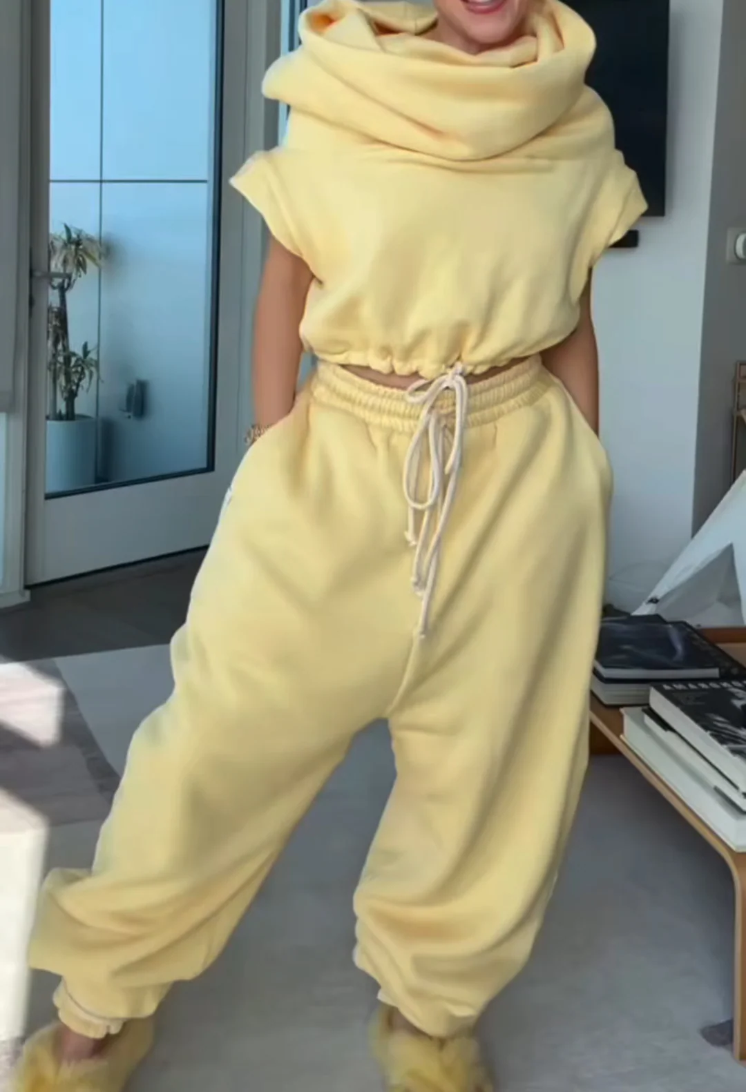 Yellow Daily Casual Suit