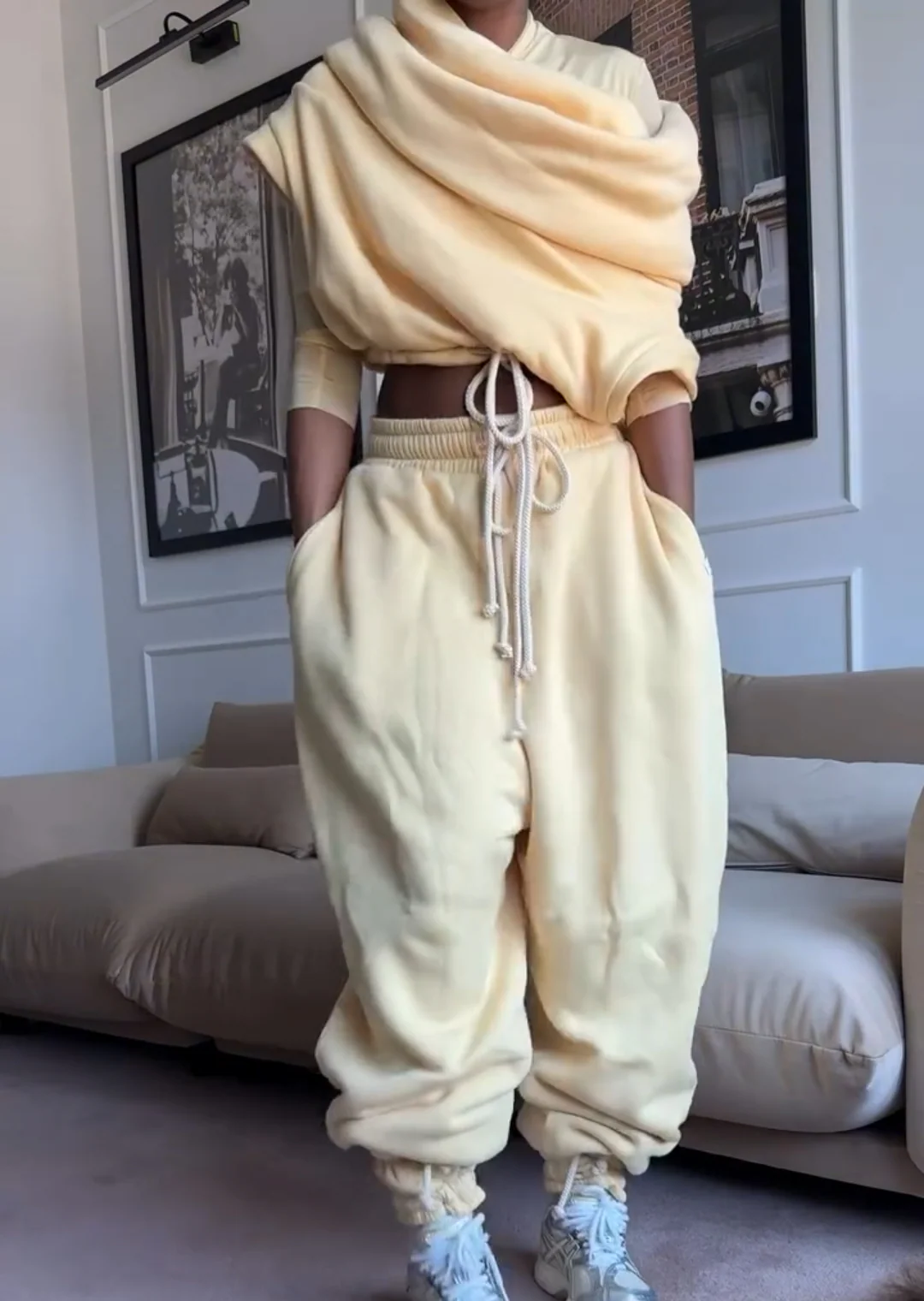 Yellow Daily Casual Suit