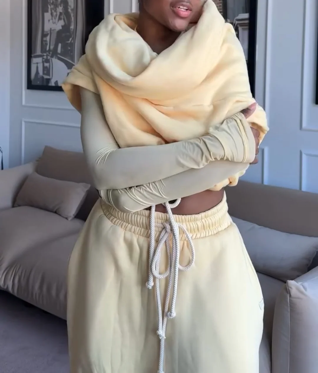 Yellow Daily Casual Suit