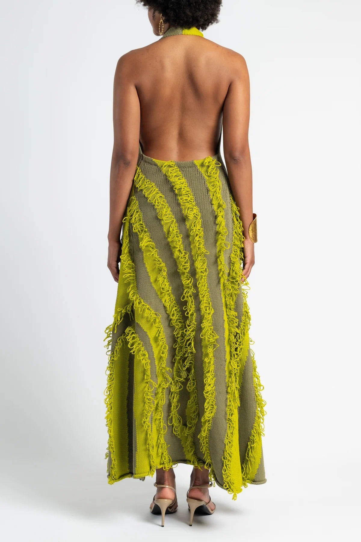 Roaring Fringe Green Dress