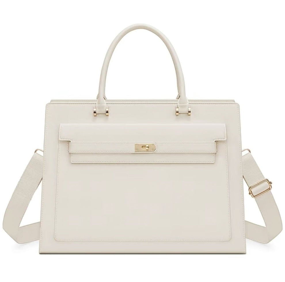 Solid Color Classic Handbag