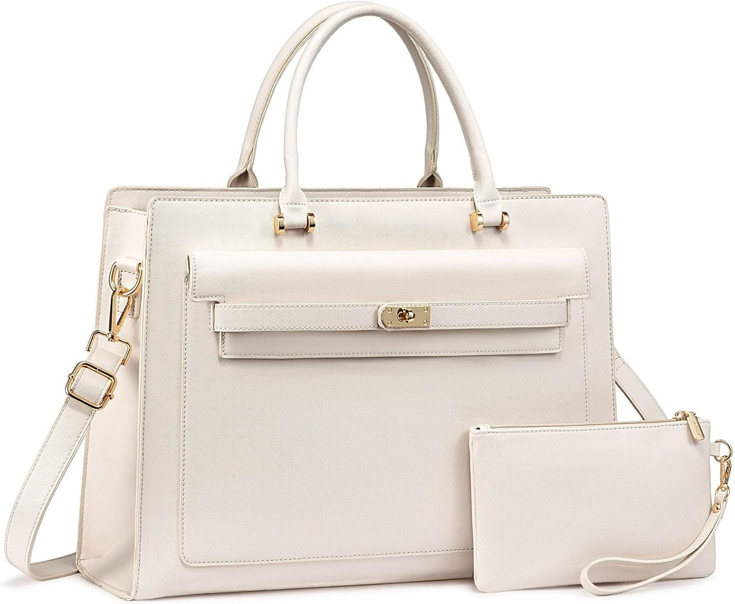 Solid Color Classic Handbag