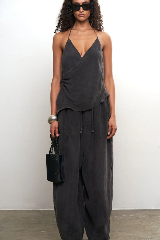 Gray Loose Casual Suit