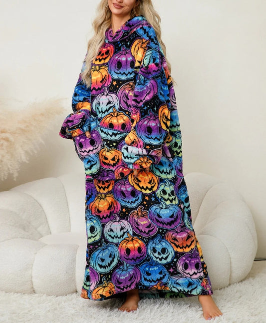 Hooded Plush Halloween Dress