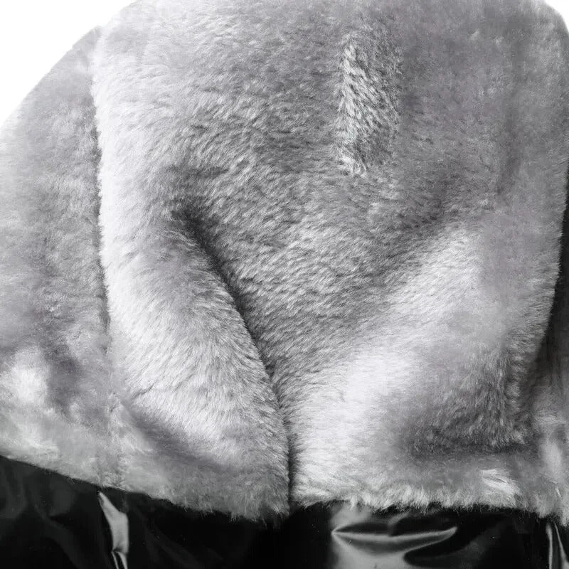 Winter Warm Over the Knee Snow Boots Women Thick Cotton Padded Down Shoes Boot