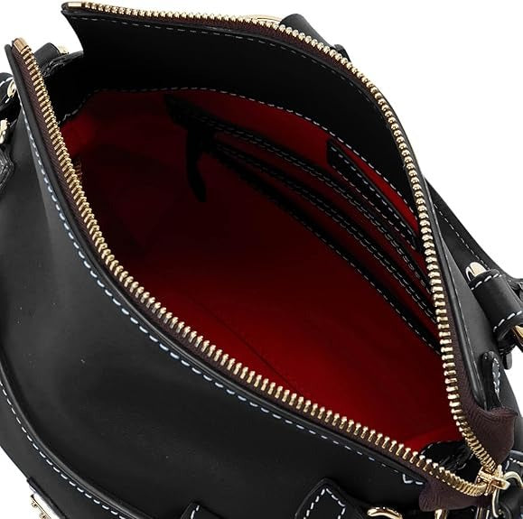 Black Penrose Satchel With Pocket Handbag