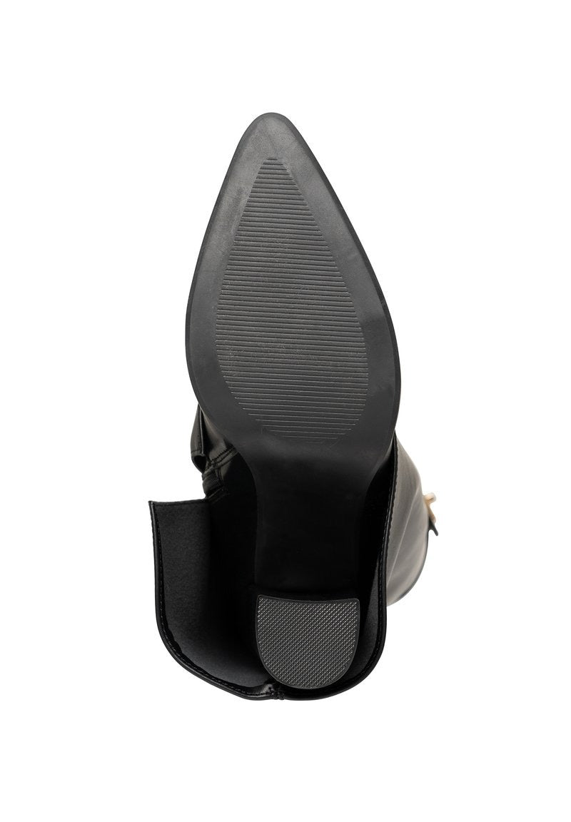 Black Cowboy/Biker boots