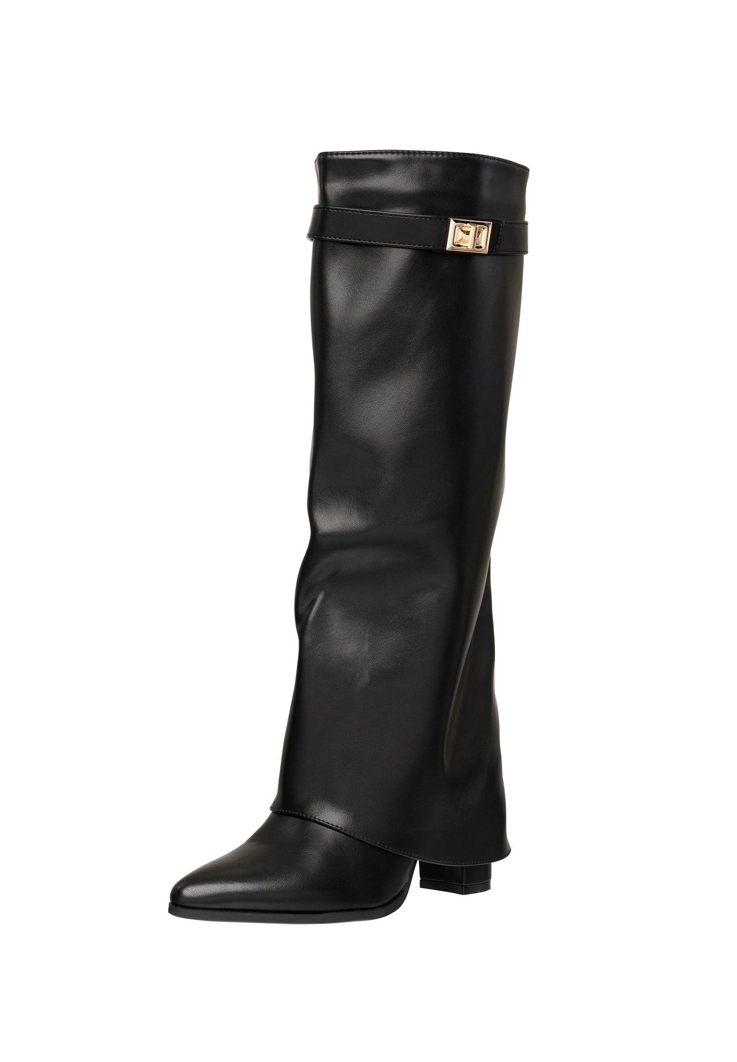 Black Cowboy/Biker boots